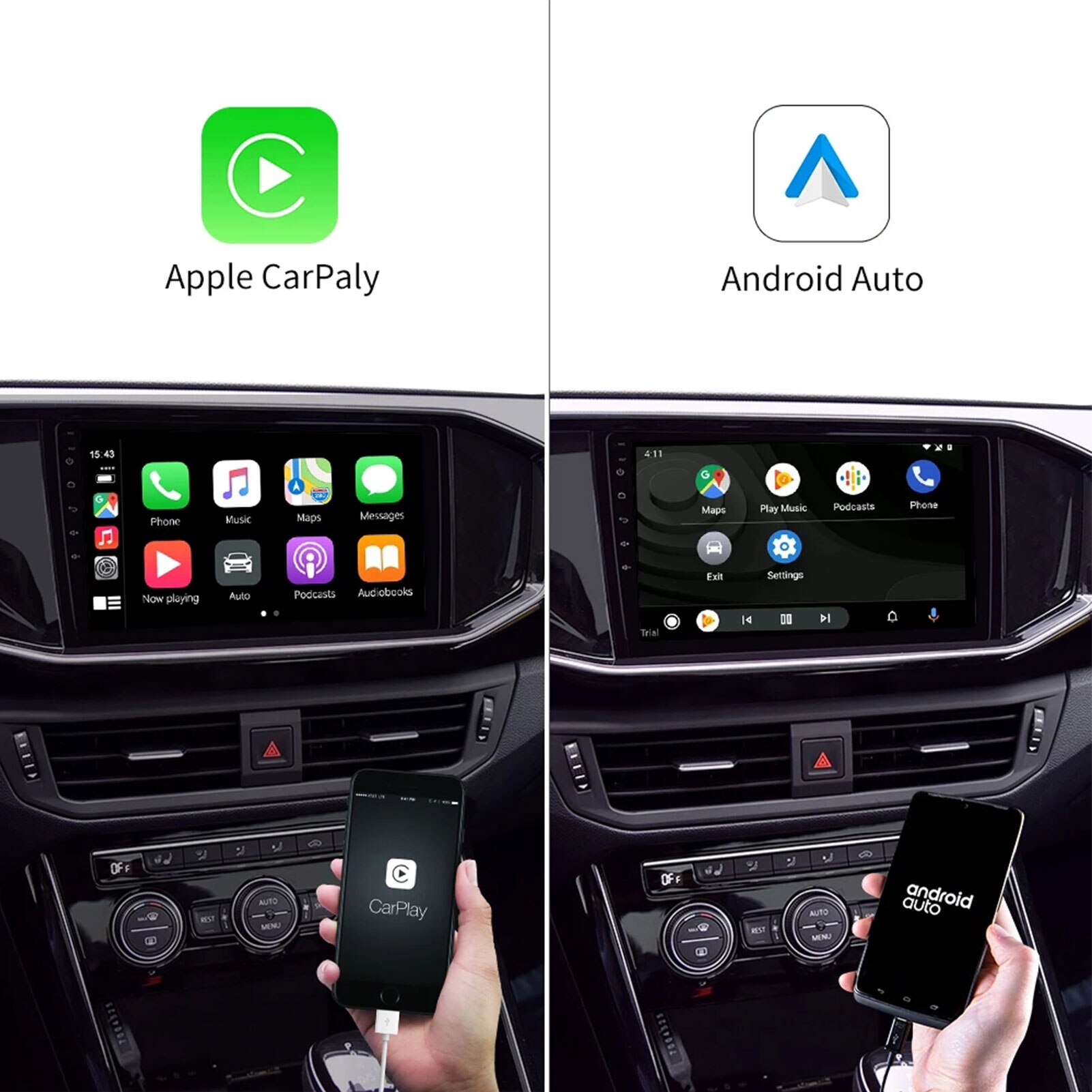 Auto Dongle Auto Draadloze Activator Voor Carplay/Android Auto Aangesloten Mobiele Telefoon Usb Aansluiting Kaart Auto Interieur