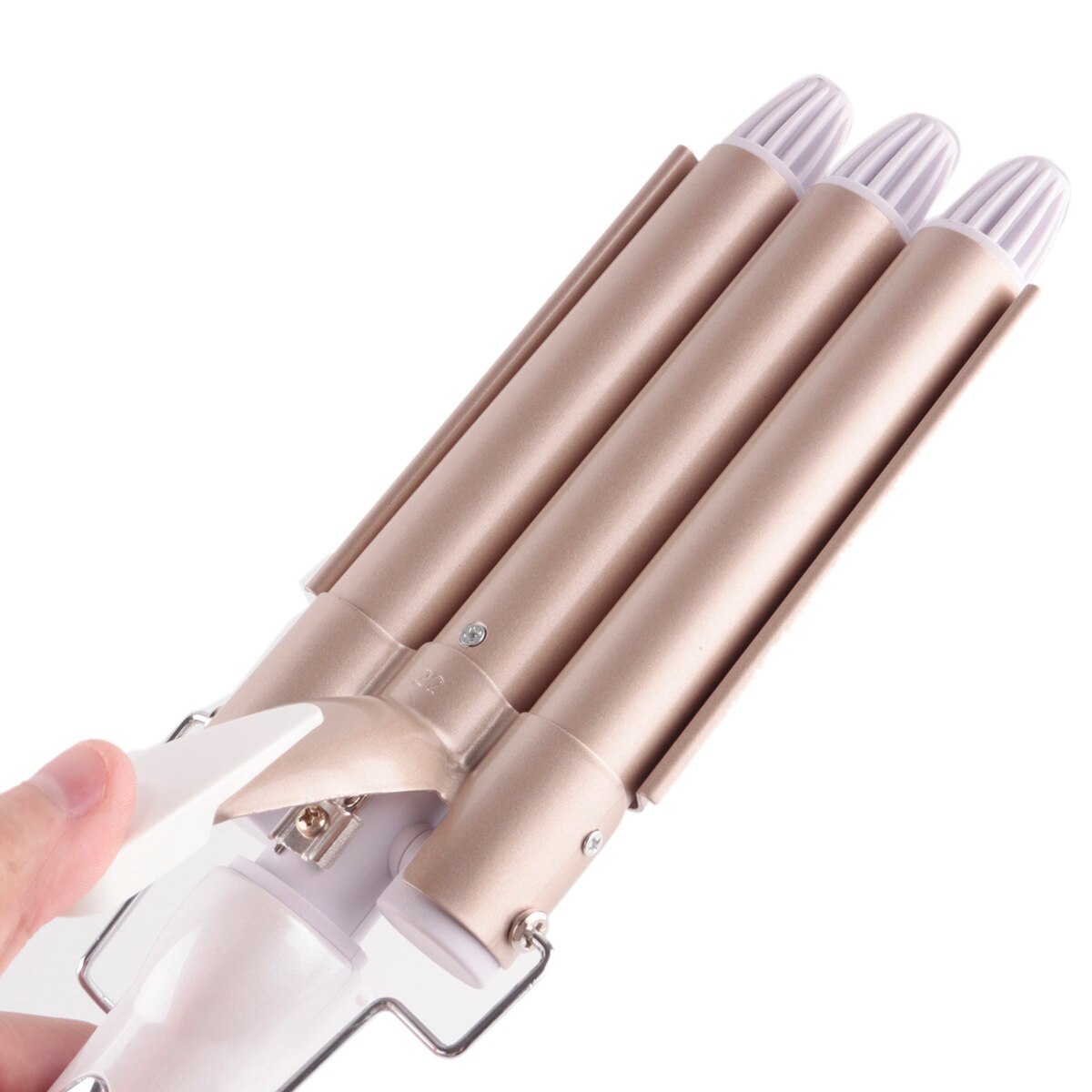 Curling Iron Ceramic Triple Barrel Hair Styler Hair Waver Styling Tools 110-220V Hair Curler Electric Curling style