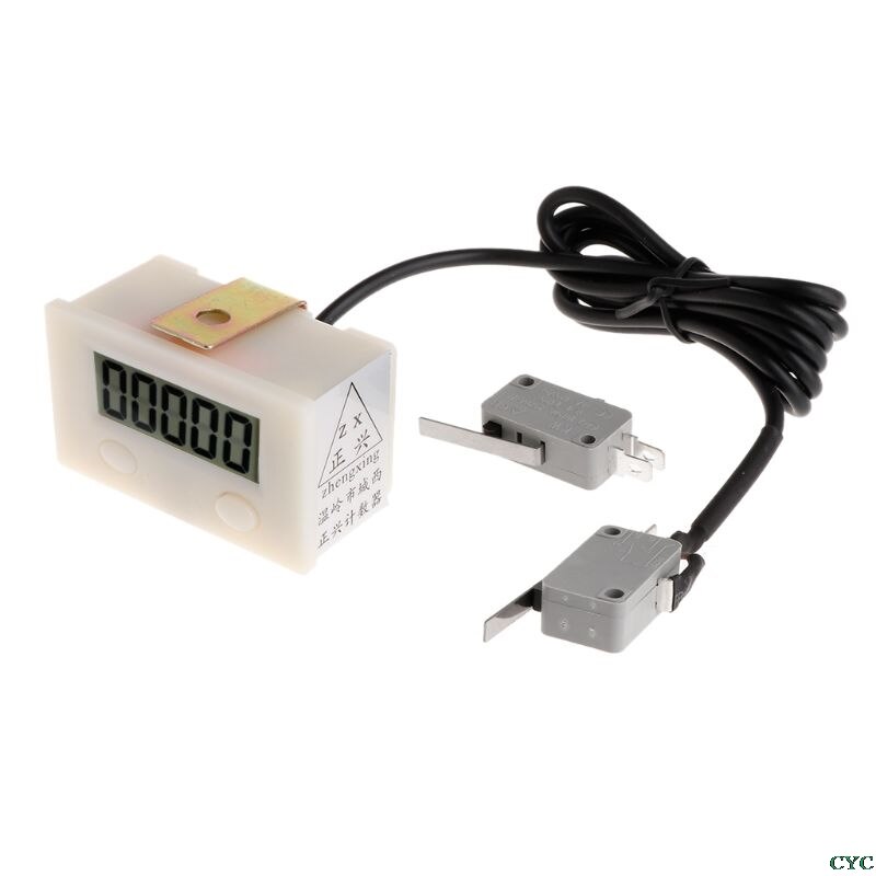 Digitale 5 Digit Lcd Elektronische Punch Teller Met Microschakelaar Reset & Pauze Knop