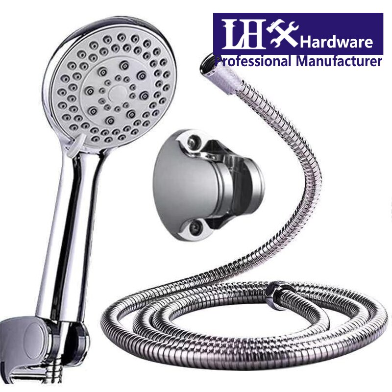 Cabezal de Ducha de mano presurizado, alcachofa de ahorro de agua, ABS cromado, LHX XY91 H