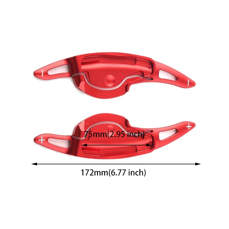 Palettes De Changement De Vitesse Au Volant - Extension Pour VW Scirocco 2014-2019 - Lot De 2 - Design Sportif