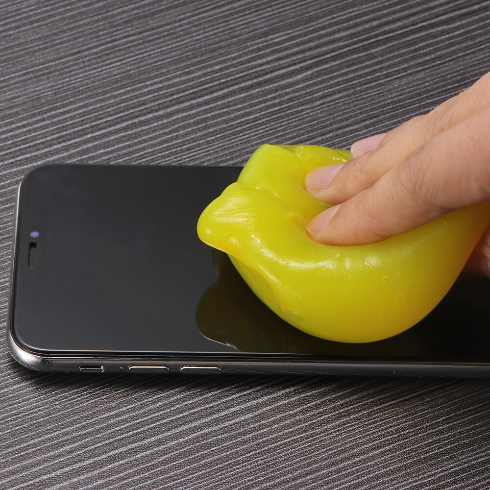 Cleaning Glue Magic Dust Cleaner Compound Clean Phone PC Computer Keyboard Cleaner Magic Sponge Kitchen Accessories: Yellow