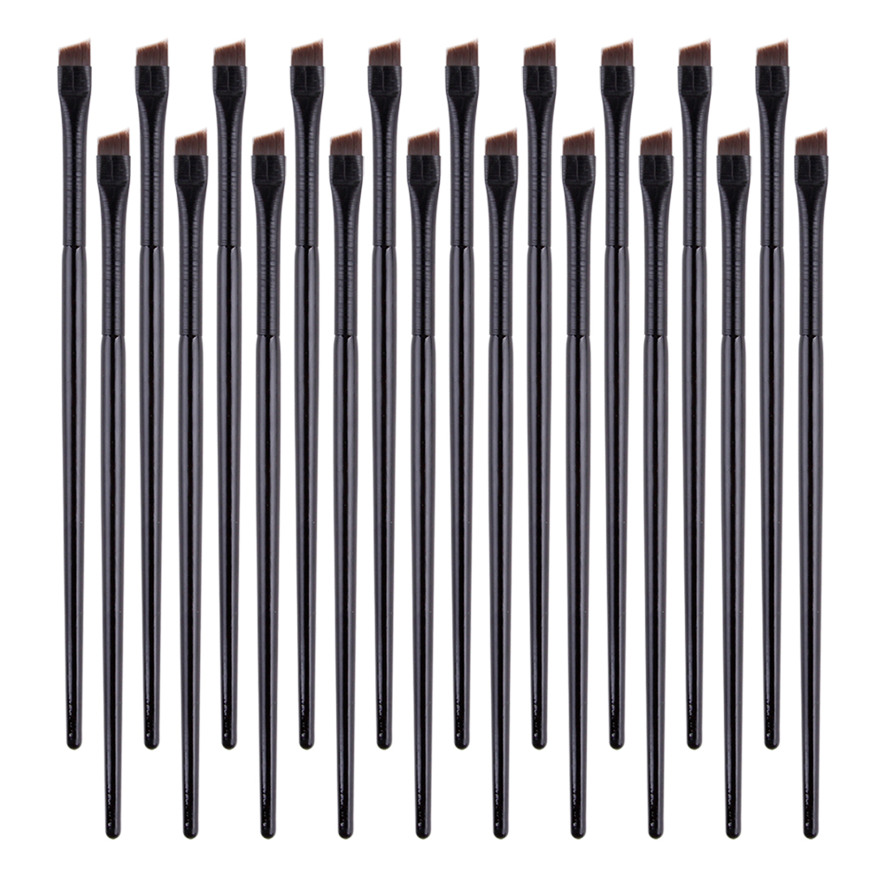 5/10/20/50 pçs pincel de contorno de sobrancelha delineador pincel de maquiagem profissional pequeno ângulo sobrancelha forro a101 a102 escovas ferramentas cosméticas: Rosa