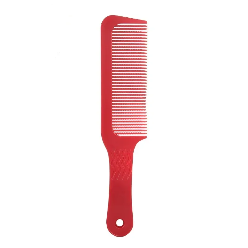Professionele Platte Kop Knipkam Antistatische Haar Knipkam Grove Mannen Haar Knipborstel Salon Kapper Tondeuse Accessoires: GRIJS