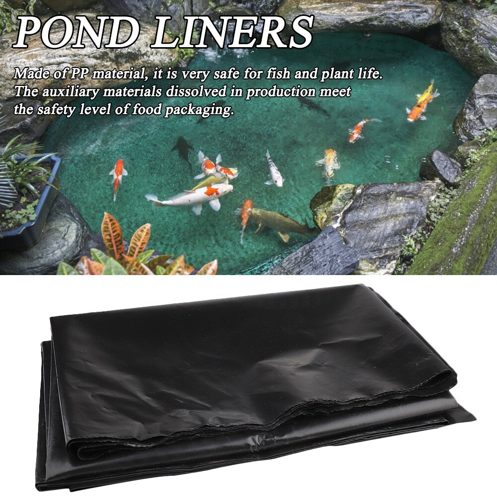 Vijver Liner Fish Pond Liner Landschapsarchitectuur Waterdicht Covers Opvouwbare Tuin Waterval Huid Membraan Liner Doek