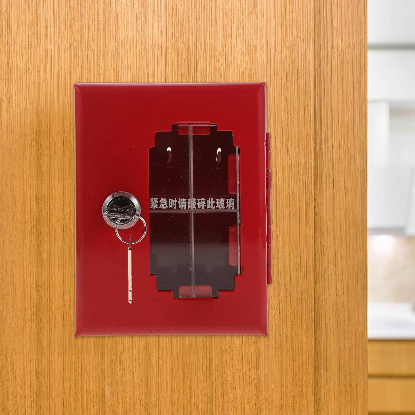 Caja de llaves de fuego, cerradura de puerta de emergencia, casillero con soporte para puertas y ventanas para llaves