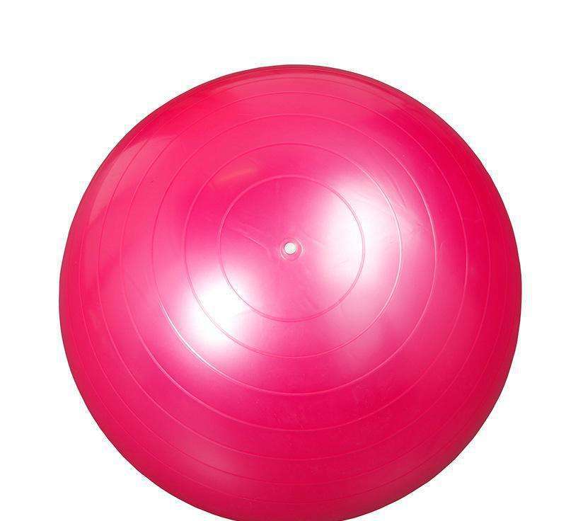 Pvc 85 cm diameter yoga ball eksplosjonssikker tykk dans fitness ball dragon ball gravide kvinner shapin: Rød