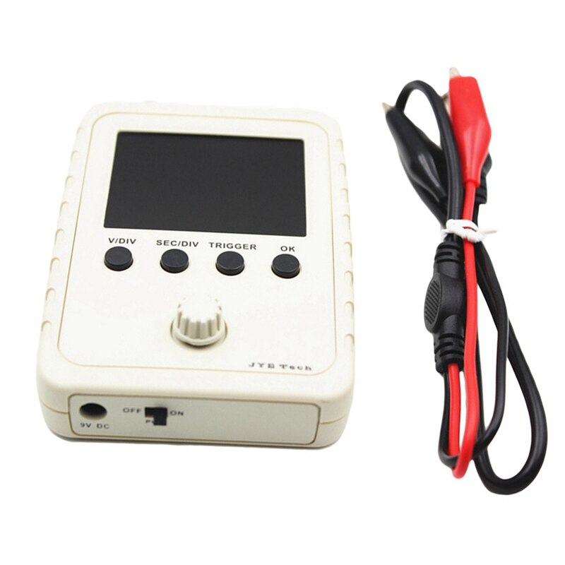 2,4 zoll TFT DIY Digitale Oszilloskop Bausatz mit Energie Adapter und BNC-Clip Kabel Sonde DS0150 (EU Stecker)