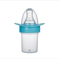 Biberons à double-fonctions sans BPA, grande contenance pour contenir le lait ou de l&#39;eau de boisson de bébé, léger et résistant, sans bisphénol-A: Blue