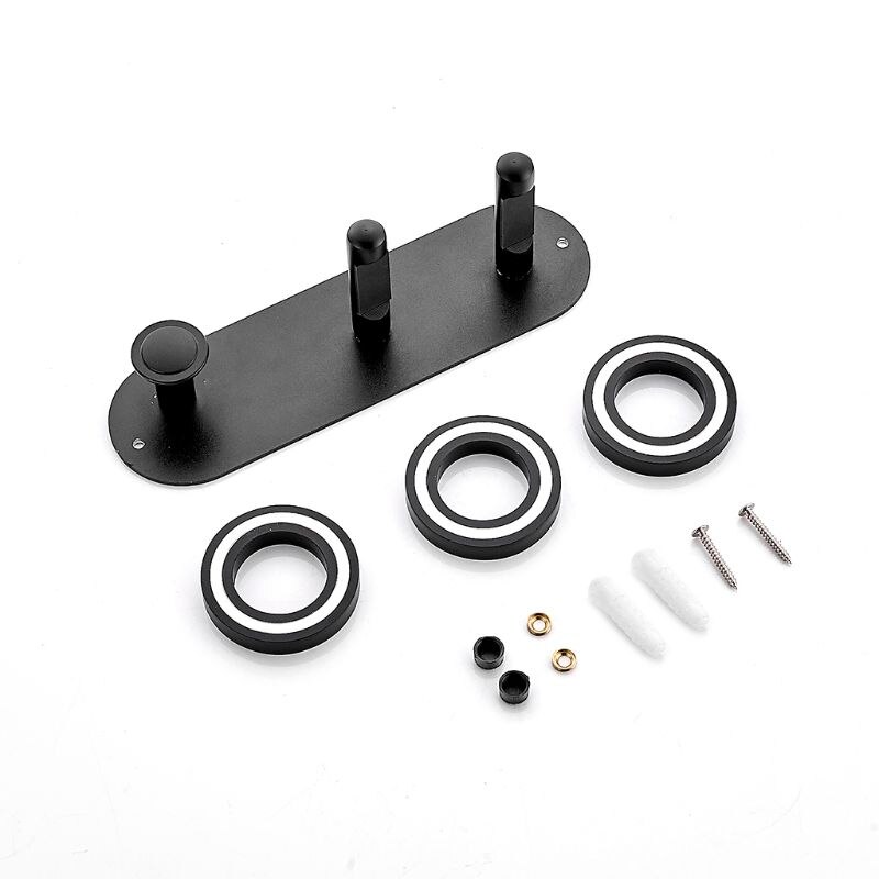 Wall Mount Holder Hairdryer Storgae Rack Bathroom Shelf For Hair Dryer Whosale&amp: black