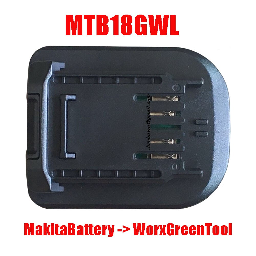 Adapter BL1830 konwerter MT20BSL/DL użyj Makita 18V akumulator litowo-jonowy na Milwaukee Bosch Dewalt Ryobi Hitachi Metabo Worx Devon narzędzie: MTB18GWL