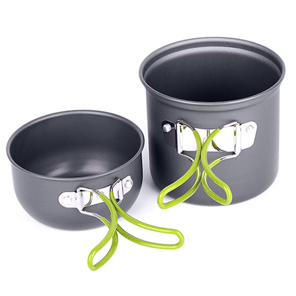 Ultralight Camping Cookware Kitchen Utensils Hiking Picnic Backpacking Camping Equipment Bowler Pot 1-2persons