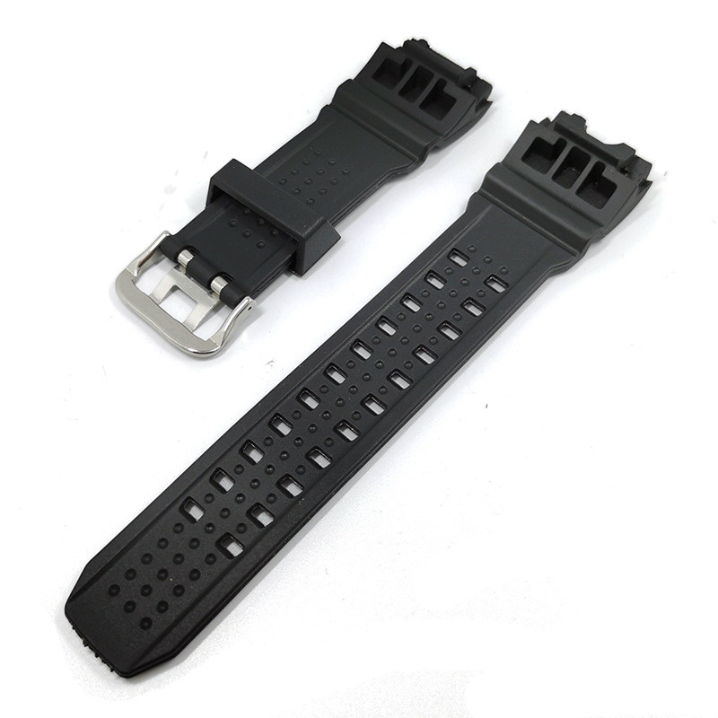 Strap for Casio G-SHOCK GWG-1000GB Black Silicone Watch Band Men Sport Waterproof Wrist Bracelet Accessories for GWG-1000-1A