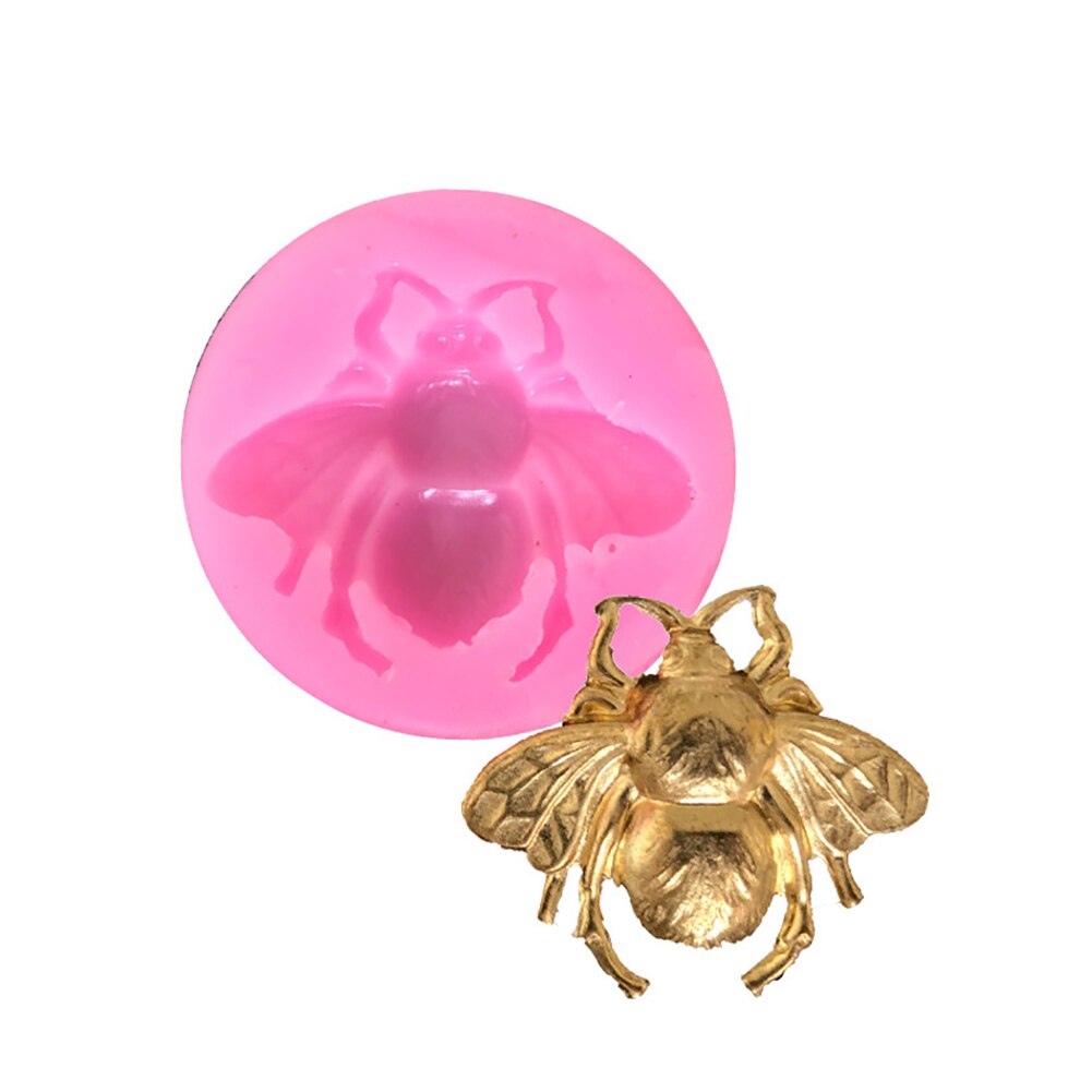 Molde de silicona de grado alimenticio para pastel de abeja, molde DIY de arcilla para decoración de pasteles, molde y herramientas para chocolate