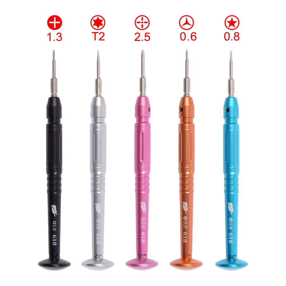 5 In 1 Mini Precision Screwdriver Set Hands Tools for iPhone X 7 8 plus for Samsung Phone Tablet and mainboard Repair: 5PCS