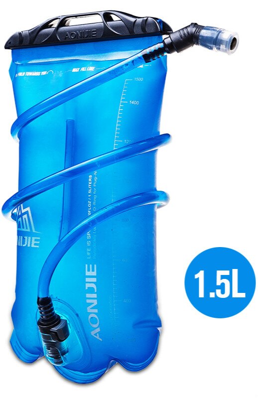 AONIJIE miękka kolba butelka wody pęcherza składane składane torby na wodę TPU darmowe bieganie plecak z systemem hydracyjnym saszetki na pas SD09/10 500ml: 1.5L Hydration bag