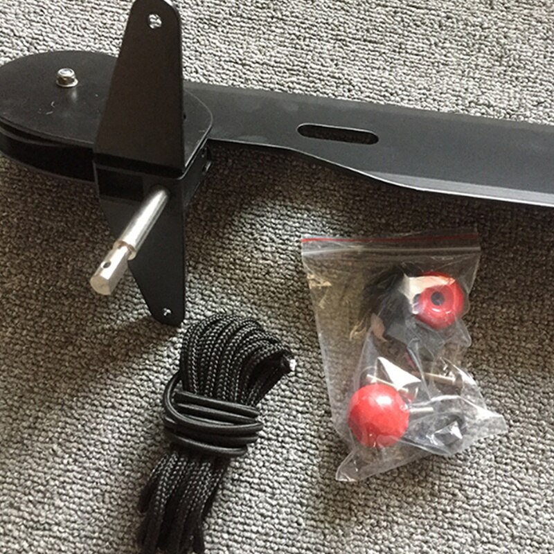Aluminiumslegering marine båd fartøjer kano kajak ror fod kontrol retning kit sejlbåd dele styresystem