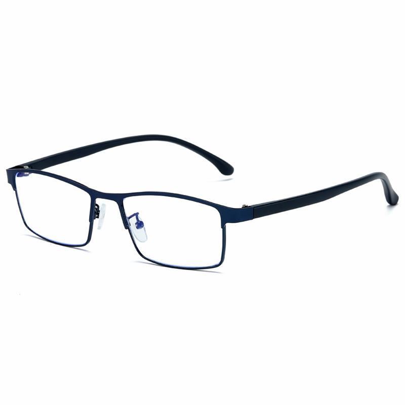 Anti Blue Light Glasses Men Computer Screen Eye Protection Anti Radiation Eyewear Frames Goggles Anti Eye Fatigue Glasses: Blue