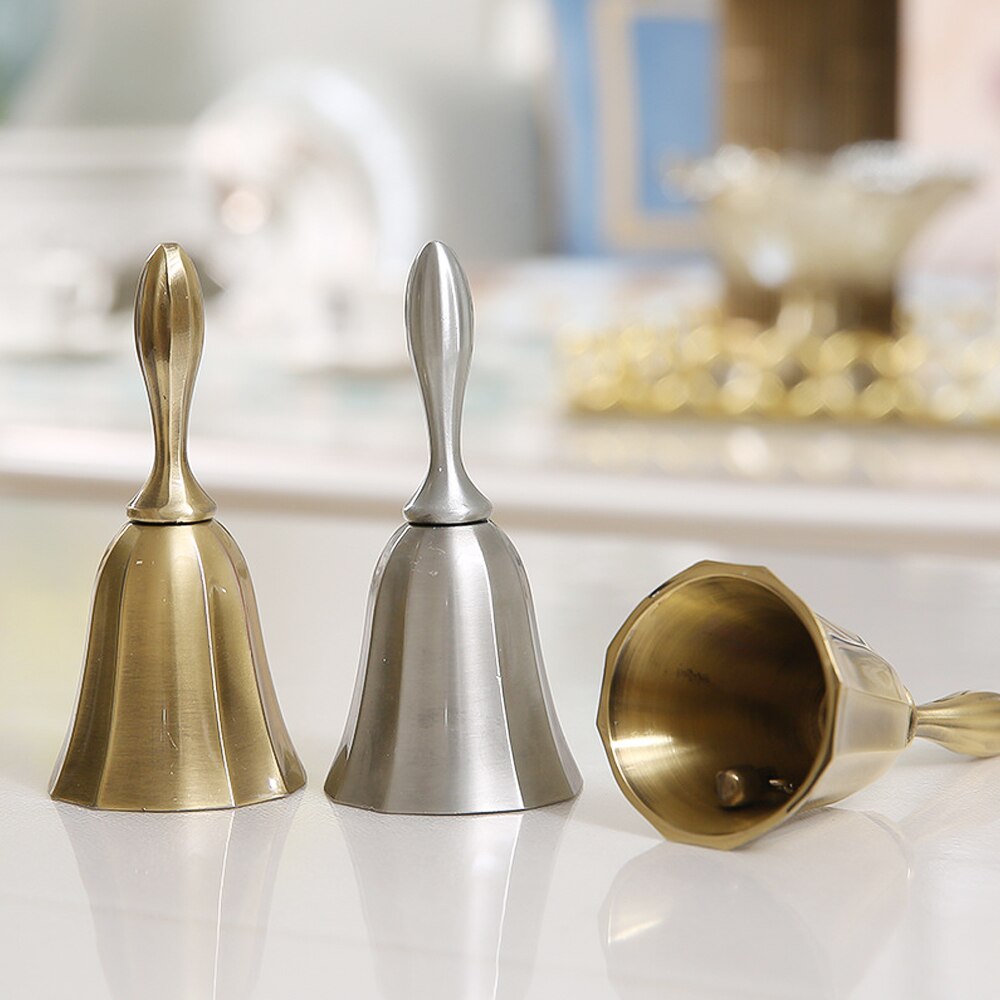 Multifunctional Hand Bell Call Bell Musical Instrument for Home School Church Restaurants