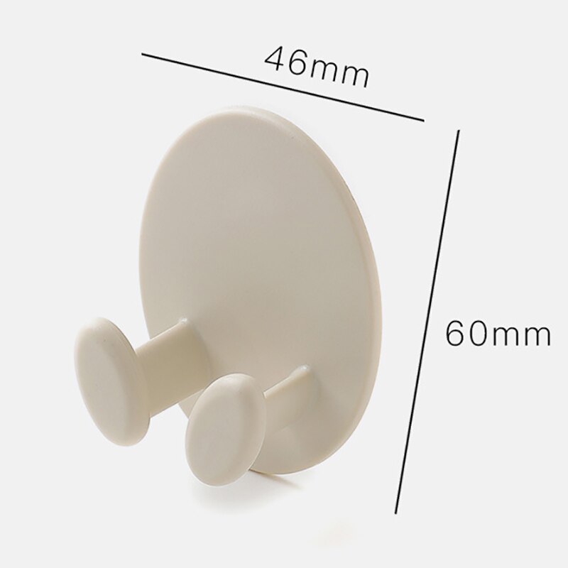 2PCS Power Plug Hook Socket Jack Hook Rack Holder Hanger Home Wall Decor JJJJT270