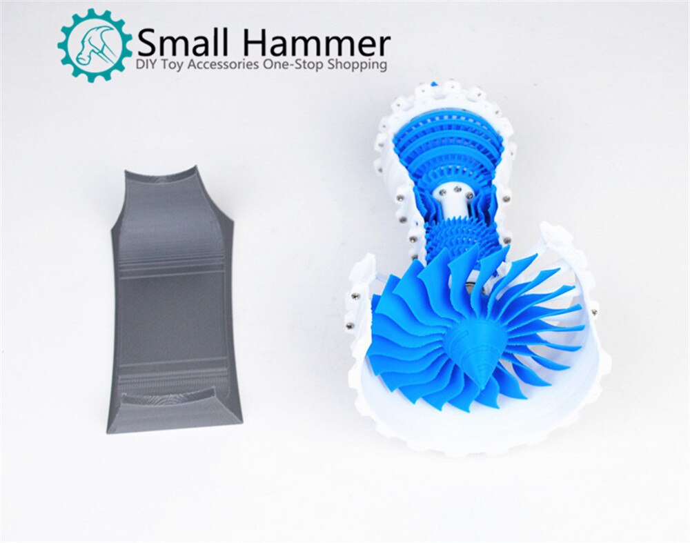 Aero Motor Turbo Fan Motor Model Air Motor Model Elektrische 3D Printer: without motor