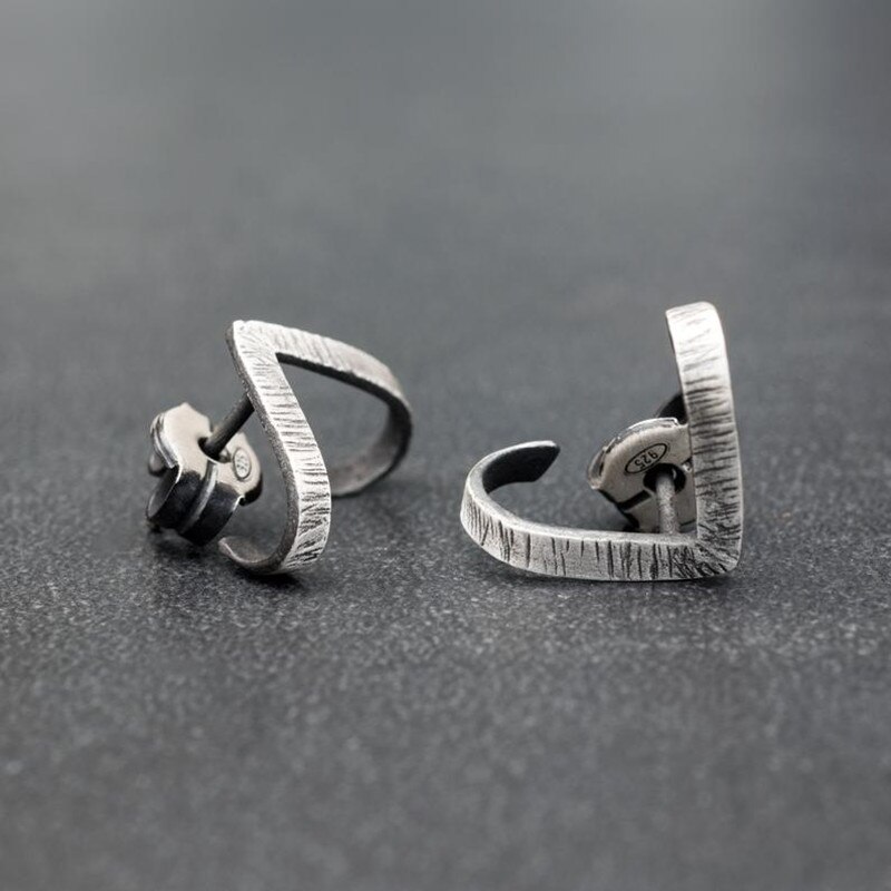 Chereda Creativiteit Punk Stijl Roestvrij Staal Kleine Sleutel Tool Oorknopjes voor Mannen Jongen Piercing Oorbellen Hip Hop Sieraden, Roestvrij staal