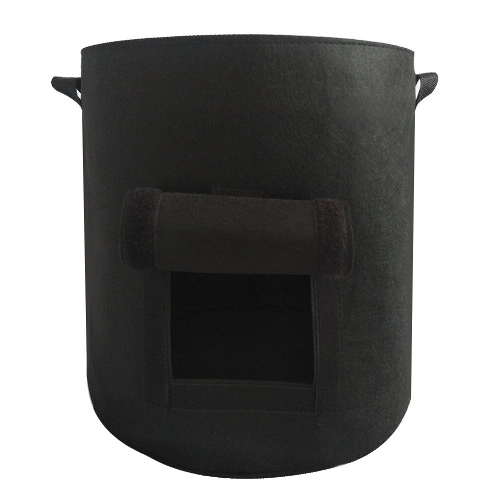 4/7/10/15 Gallon plante cultiver sacs bricolage jardin fleurs légumes cultiver sacs pomme de terre jardin Pots de culture planteur maison jardin outils: black / 4Gallon 15L