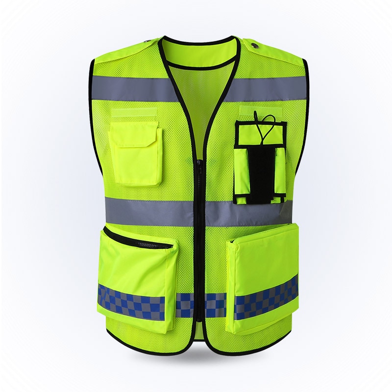 Reflecterende vest Verkeer waarschuwing Veiligheid Beschermende Jas Road Administration voertuig fluorescerende kleding printable