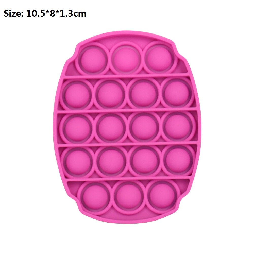 Push Blase Sensorischen Spielzeug Autismus Bedürfnisse Squishy Stressabbau Spielzeug Erwachsene Kind Lustige Anti-stress Zappeln: 13 ellipse