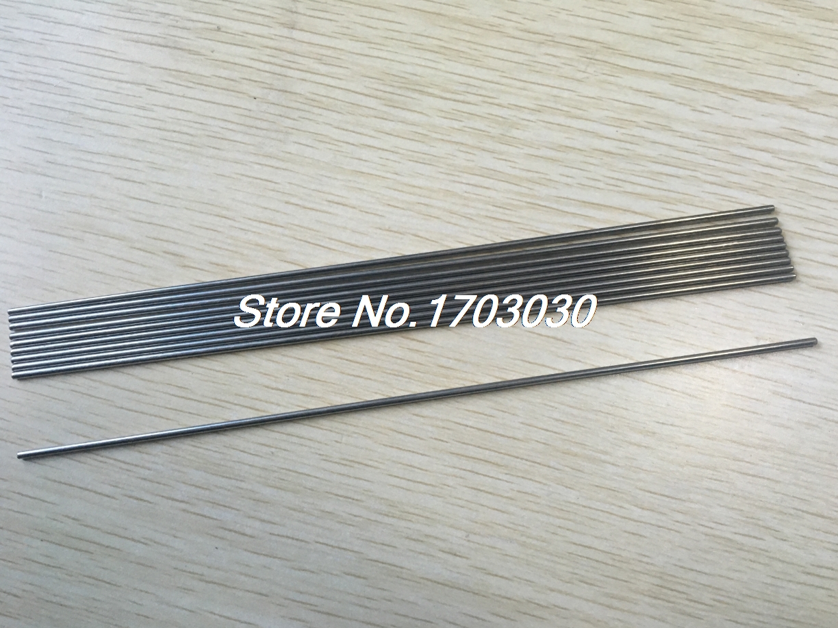 sourcing map 20 STKS 170mm x 2mm Rvs Ronde Staaf As Bars voor RC