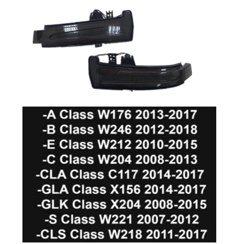 Dynamische Blinker Anzeige Geeignet für Mercedes Benz EINE Klasse W176 A45 B Klasse W246 W242 S Klasse W221 S63 AMG Auto Zubehör