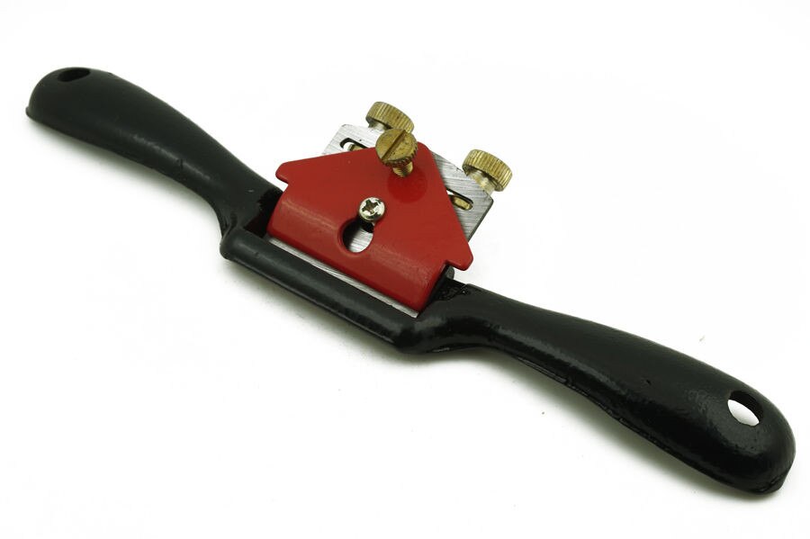 215mm*44mm Cutting Edge Metal Wood Shaping Woodworker Iron Spoke Shave Plane
