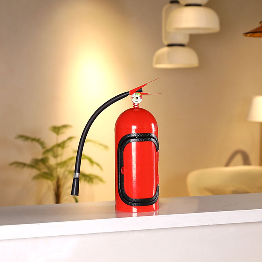 Fire Extinguisher Mini Bar Metal Mini Handmade Decorate