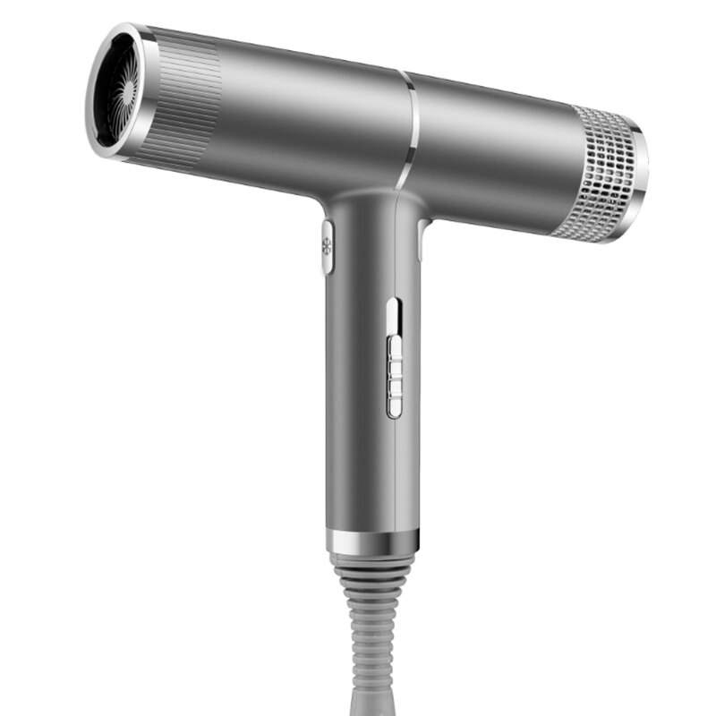 Ionic Hair Dryer Salon Negative Ions Hair Blow Dryer Powerful Fast Drying Constant Temperature Hair Care Hair Dryer: Dark Khaki / UK