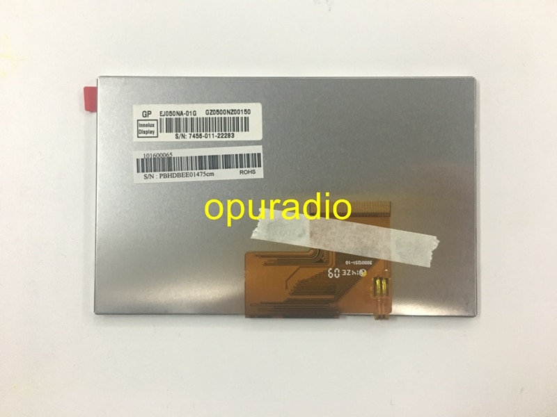 Original 5 inch LCD Display screen EJ050NA-01G for Fiat DVD GPS car monitor audio radio sounds systems