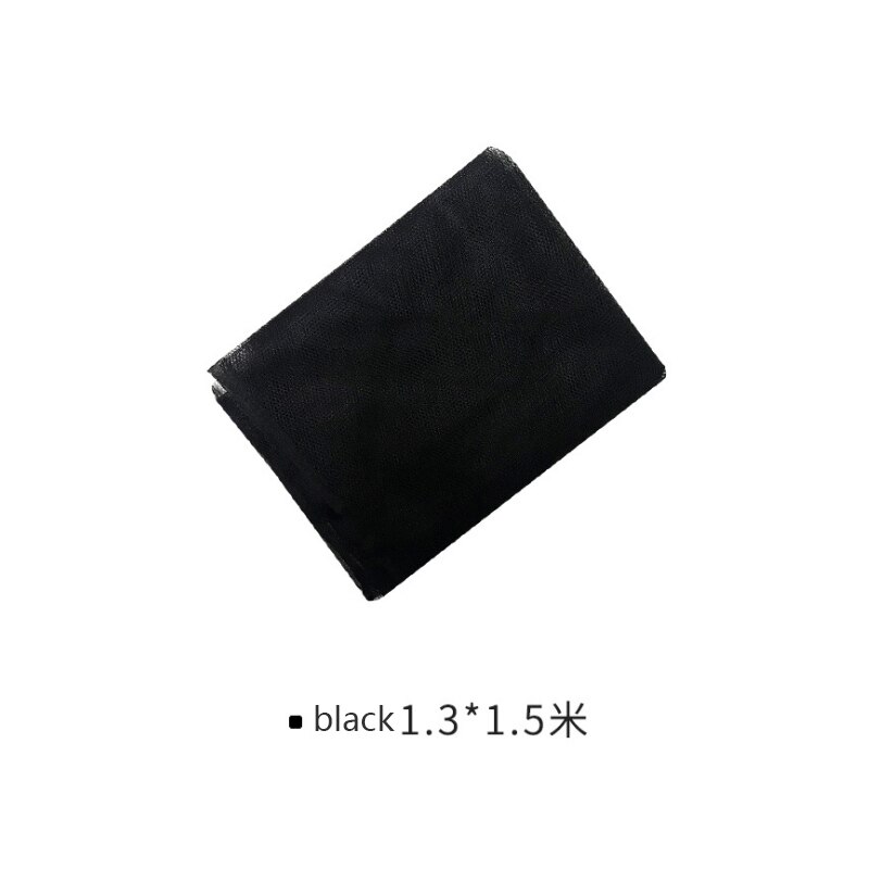 Mosquitera de malla para interiores, mosquitera antimosquitos para puerta y ventana, pegatinas de parche de reparación DIY, novedad de: black 1.3x1.5M