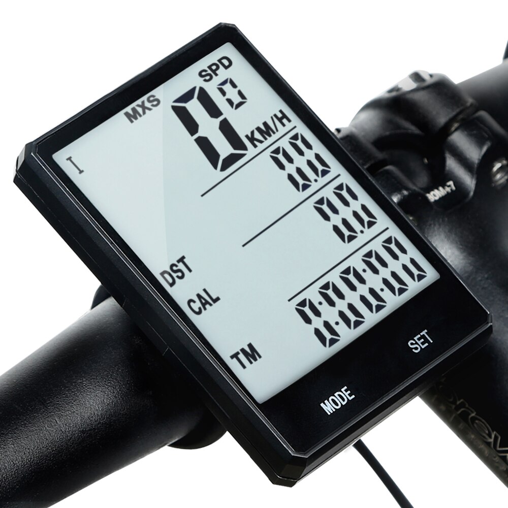 2.8&quot; Bicycle Computer Wireless Wired Bike Computer Rainproof Speedometer Odometer Stopwatch for Cycling Accessories 2.0&#39;&#39; option