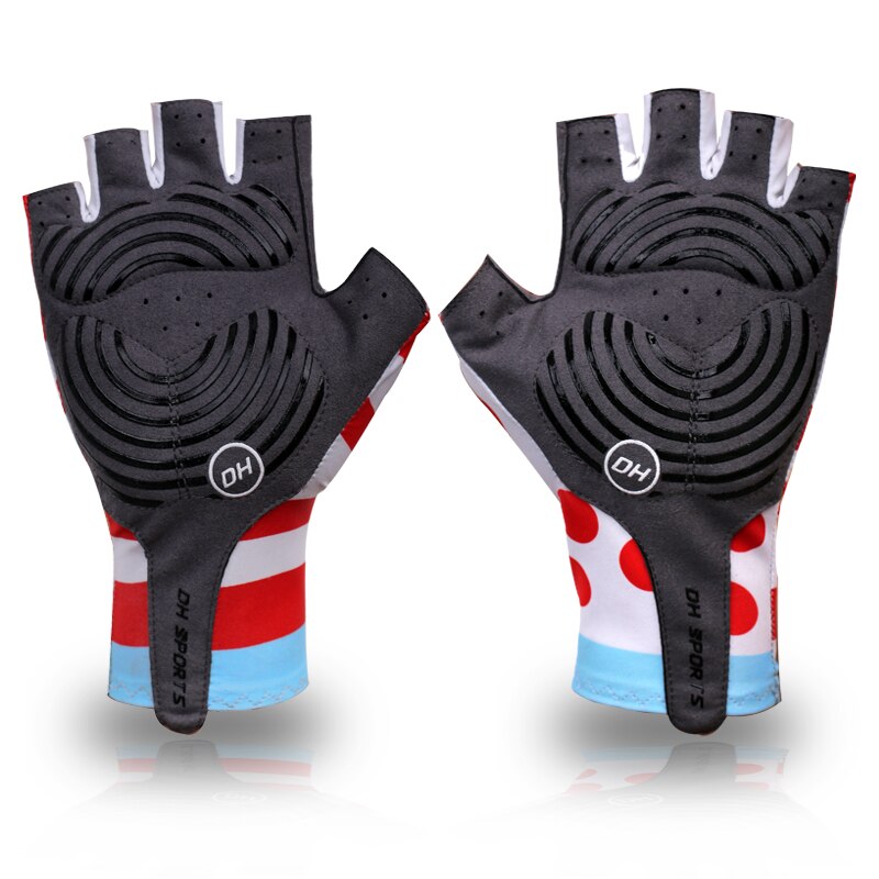 anti scontrino pad in gel Guanti Della Bicicletta Del gel pad Breve Mezze Dita Guanti Da Ciclismo Traspirante sport tutto'aria Aperta Uomo Donna MTB Bici guanti