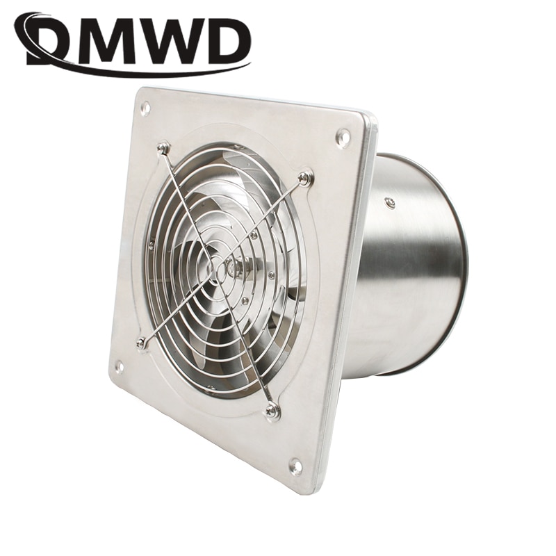 DMWD 6 Inch Raam Muur Ventilatie Uitlaat Blower Koeling Duct Ventilator Wc Badkamer Keuken Venster Extractor 6 ''Ventilator