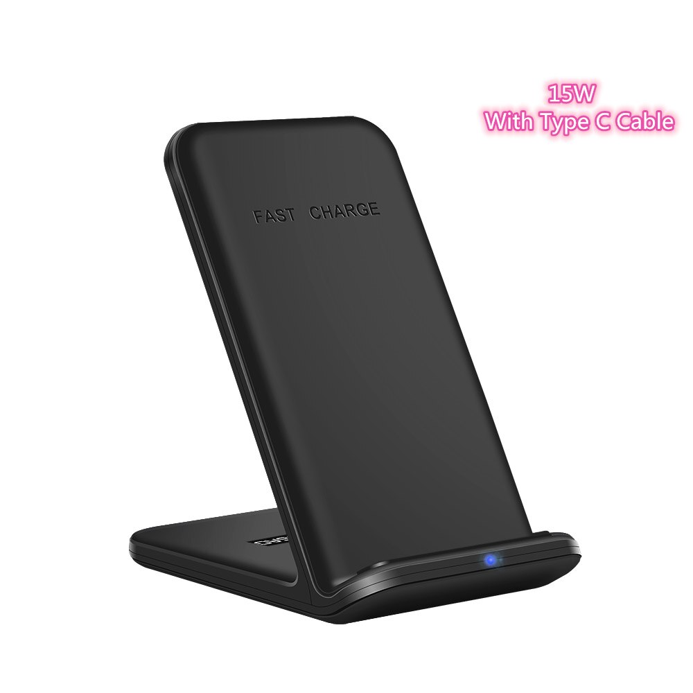 15W Qi Wireless Charger for Samsung S9 S10 S20 iPhone 11 X XS MAX XR 8 for Xiaomi 10 Huawei P40 Pro Fast Wireless Charging Stand: type 01