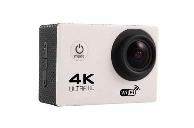 KQJYS 4K Wifi Mini Action Camera Helmet Waterproof Sports DV Camera Bicycle Cam 4K Sport Camera Ultra Diving 1080P 60FPS Camera: White / Standard