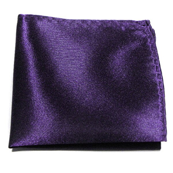 Luxus männer Platz Taschentuch Einfarbig Taschentücher Silk Hanky Anzug Tasche Handtuch Hochzeit Bankett Party 25 Farben: Color 10