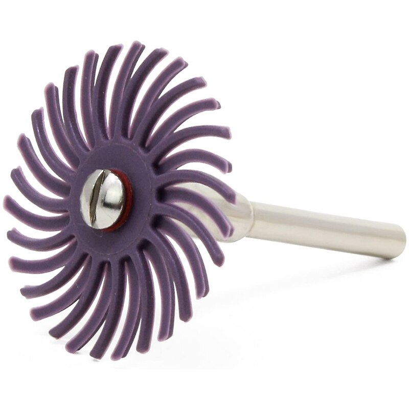 16PCS Abrasive Brush Wheel Radial Bristle Disc Mixed Buffing Wheel