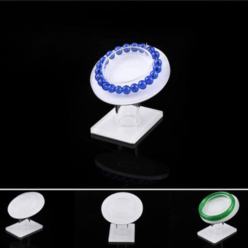 Acrylic Bracelet Jewelry Wrist Watch Display Rack Holder Show Case Stand Tool Clear Plastic Display