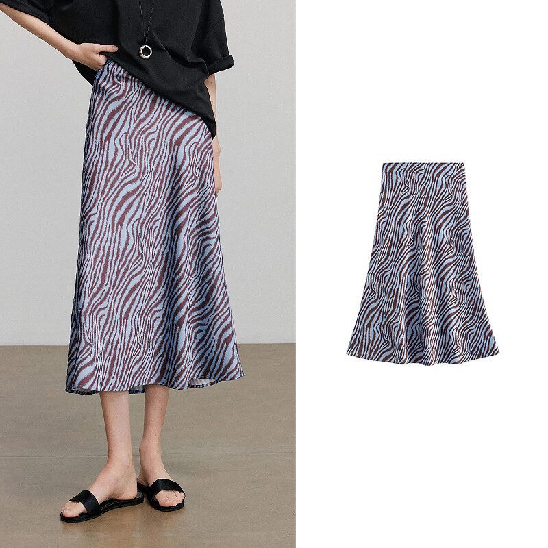 TOYOUTH Women Skirt Summer Umbrella Skirt8520053: L