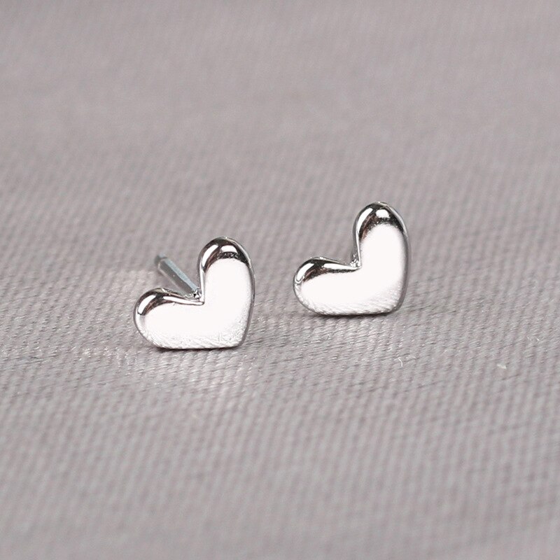 Real 925 Sterling Silver Stud Earrings for Women Girls Jewelry brincos oorbellen aros de plata 925