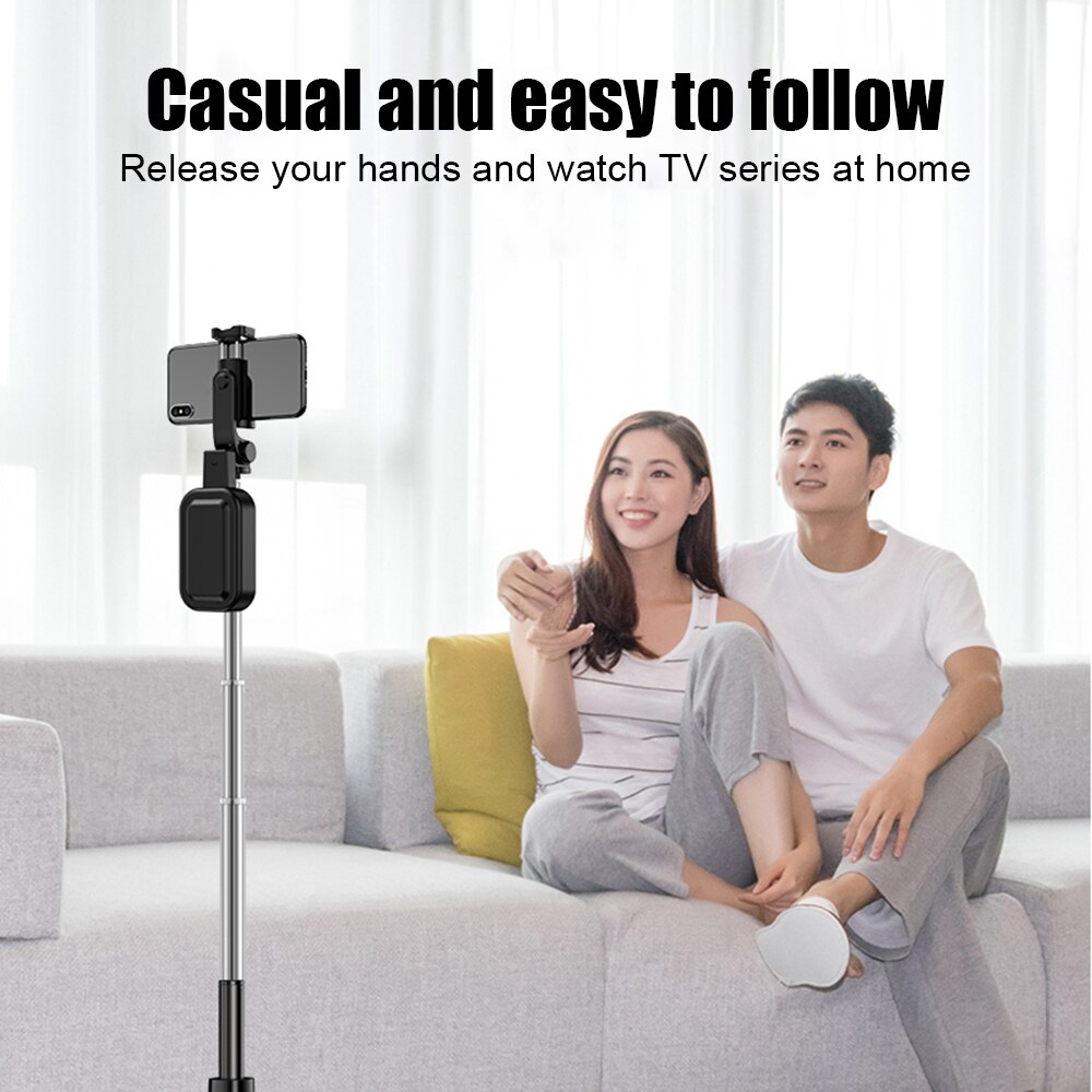 Trådløs bluetooth selfie pinne fylle lys til iphone / android / huawei sammenleggbar håndholdt monopod lukker fjernkontroll utvidbart stativ