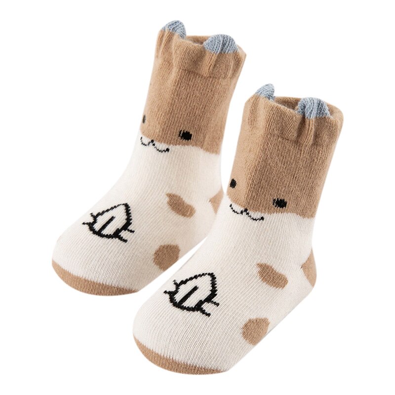 Babysokken - Cartoon Patroon - Ademend Katoen & Bamboevezel - Unisex Peuters Meisjes 0-3 Jaar