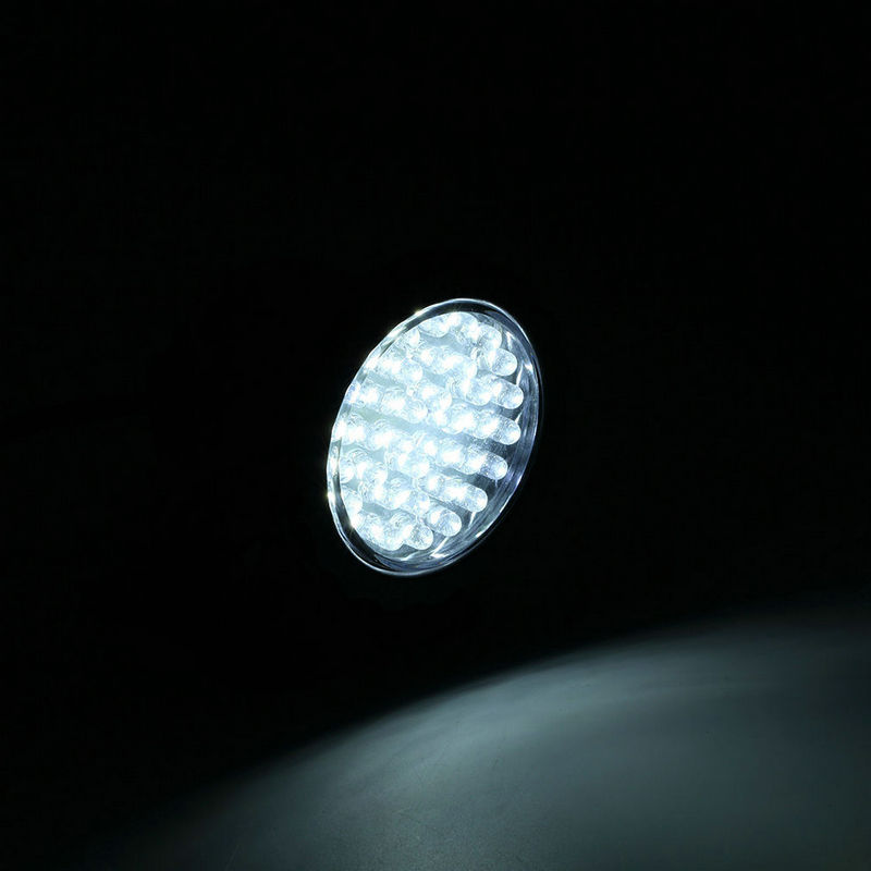 Adjustable 36LED Aquarium Waterproof Spot Light underwater diving spotlight submersible pool pond Fish tank fountain Spring lamp: white