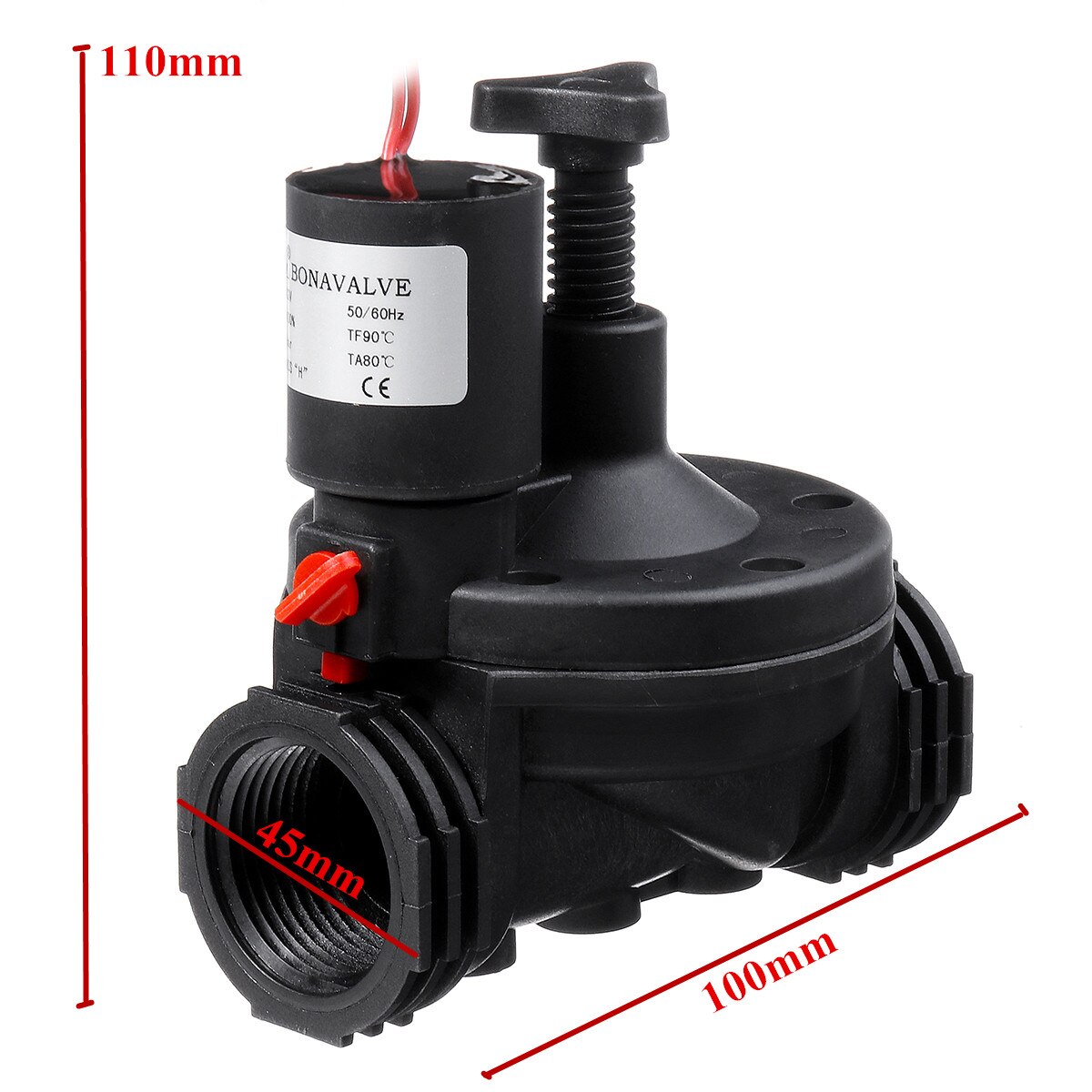 Garden Industrial Irrigation Spray Valve 12V/24V AC/DC Solenoid Valves Garden Controller for Garden Yard Garden Water Timers